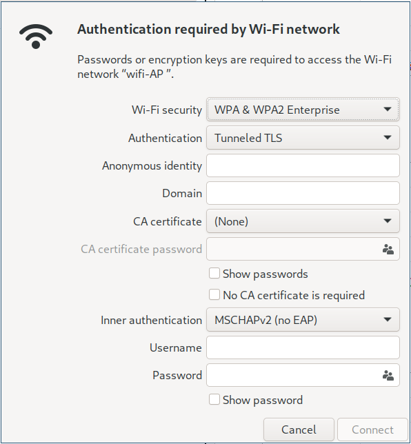 Linux view ESSID Stripping